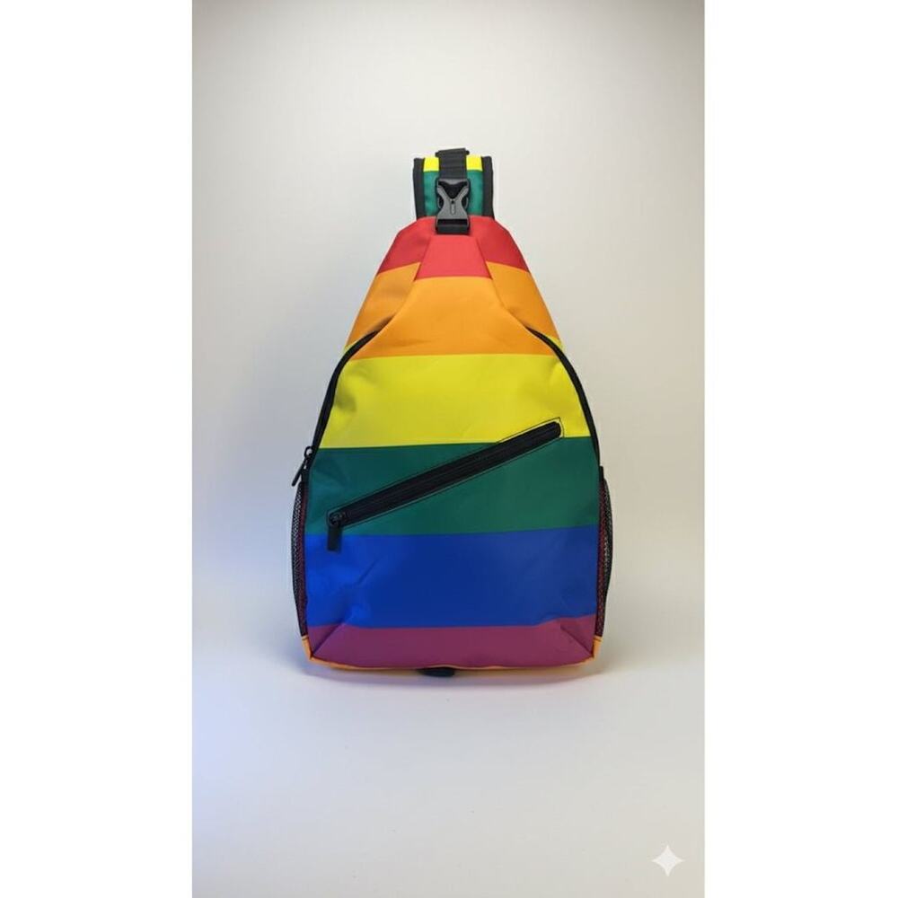 Rainbow Pride Crossbody Sling Bag